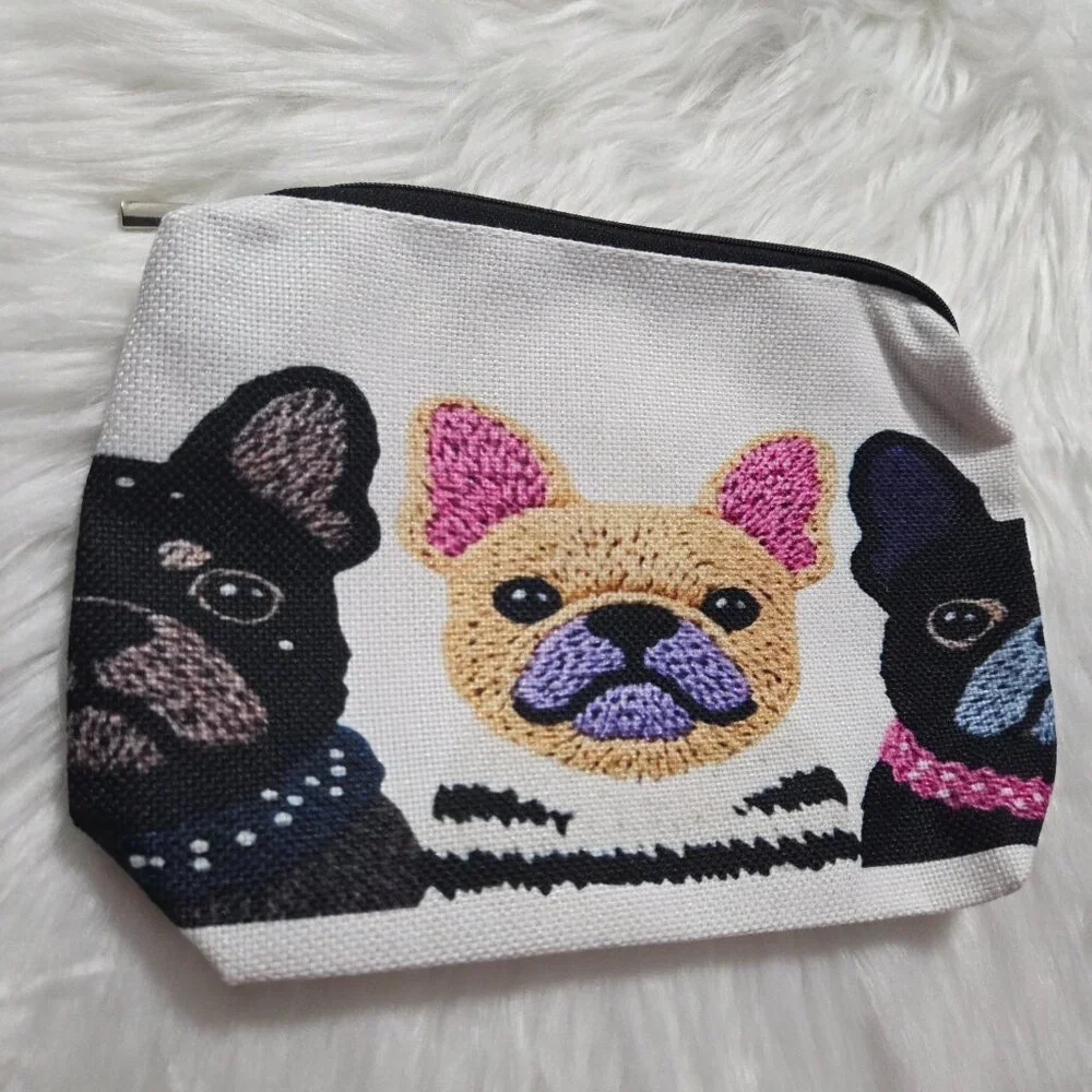 French Bulldog Zipper Pouch